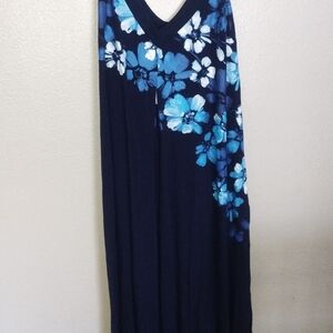 Simply Vera Vera Wang Size XL Floral Maxi Dress